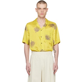 드리스 반 노튼 Dries Van Noten Yellow Printed Shirt 231358M192089