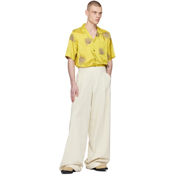  드리스 반 노튼 Dries Van Noten Yellow Printed Shirt 231358M192089