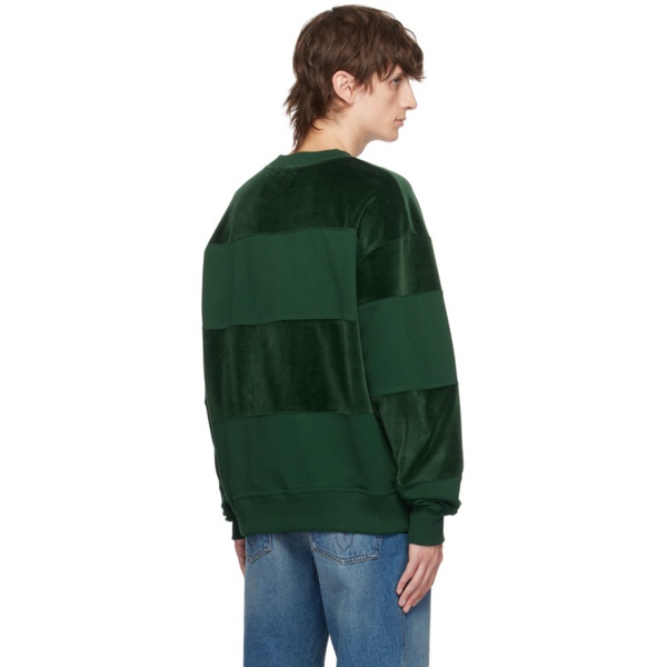  Droele De Monsieur Green Le Sweatshirt AE Bandes Sweatshirt 232572M204002