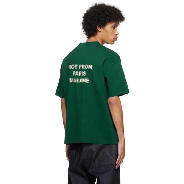  Droele De Monsieur Green Le T-Shirt Slogan T-Shirt 241572M213011