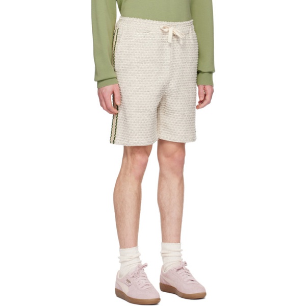  Droele De Monsieur Beige Le Short Tweed Shorts 241572M193006