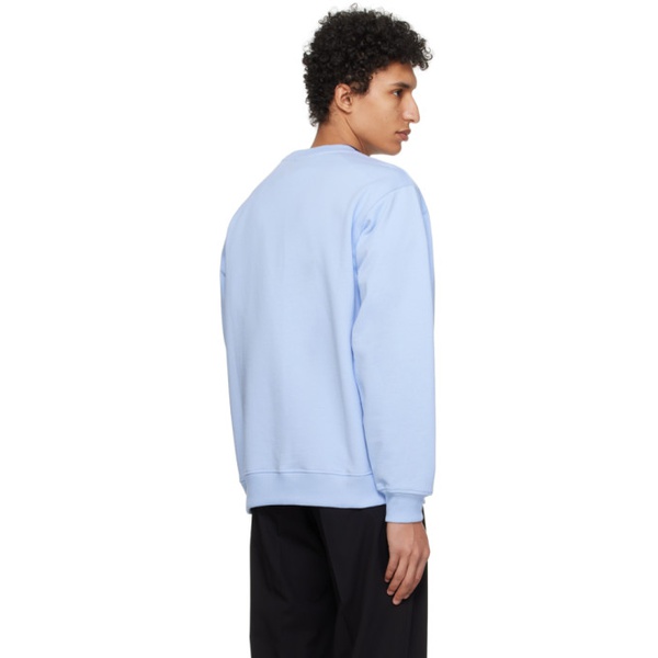  Droele De Monsieur Blue Le Sweatshirt Slogan Classique Sweatshirt 241572M204001