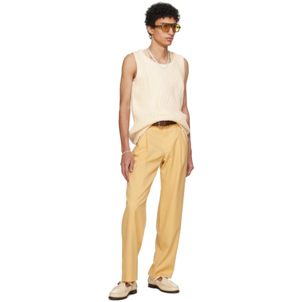  Droele De Monsieur Yellow Le Pantalon Golfeur Trousers 241572M191001