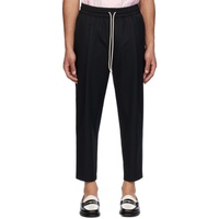 Droele De Monsieur Black Le Pantalon Signature Trousers 241572M191006