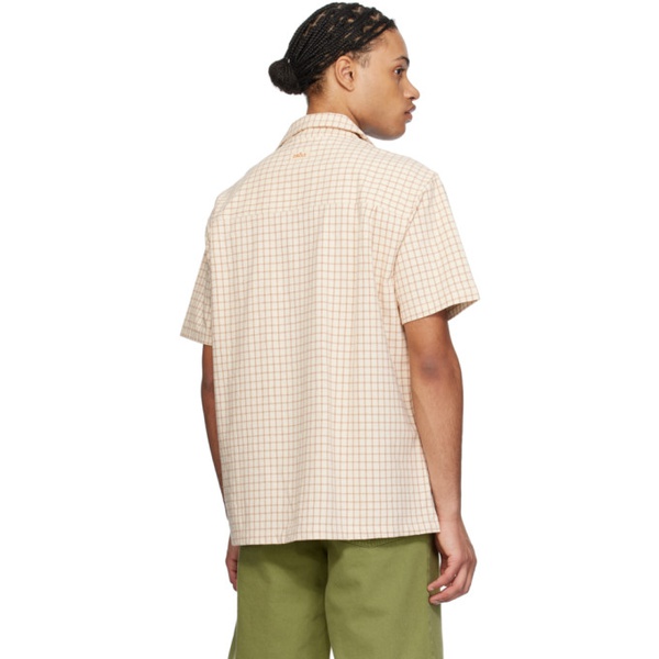  Droele De Monsieur Beige La Chemise Carreaux Shirt 241572M192003