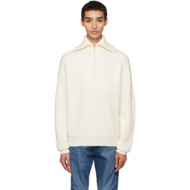 Droele De Monsieur 오프화이트 Off-White La Maille Zippee Sweater 222572M202002