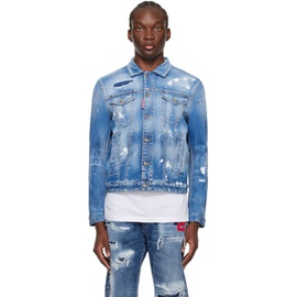 디스퀘어드2 Dsquared2 Blue Dan Denim Jacket 241148M177006