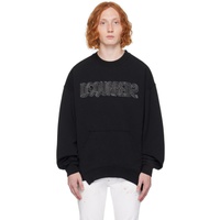 디스퀘어드2 Dsquared2 Black Bonded Sweatshirt 232148M204005