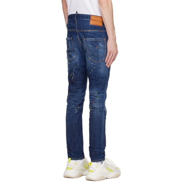  디스퀘어드2 Dsquared2 Blue Skater Jeans 231148M186026