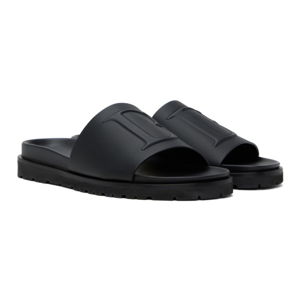  디스퀘어드2 Dsquared2 Black D2 Statement Sandals 241148M234000