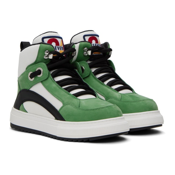  디스퀘어드2 Dsquared2 Green Boogie Sneakers 231148M237031