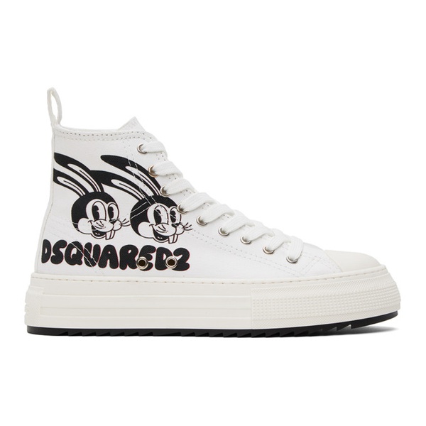  디스퀘어드2 Dsquared2 White Berlin Sneakers 231148M237036