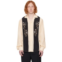 디스퀘어드2 Dsquared2 Beige Bowling Shirt 232148M192008