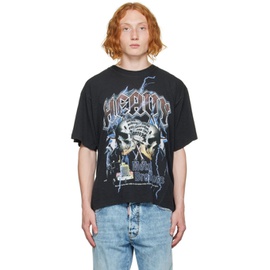 디스퀘어드2 Dsquared2 Black Metal Brothers T-Shirt 222148M213036