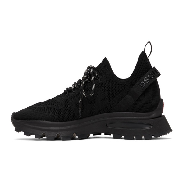  디스퀘어드2 Dsquared2 Black Run DS2 Sneakers 231148M237010