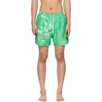 디스퀘어드2 Dsquared2 Green Bleached Swim Shorts 231148M208007