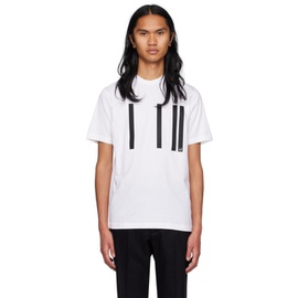 던힐 Dunhill White Lines T-Shirt 231443M213022