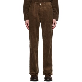 Dunst Brown Carpenter Trousers 232965M191001