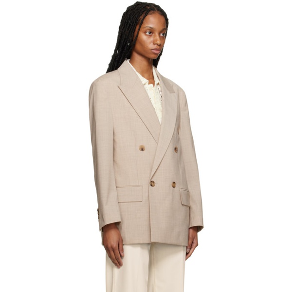  Dunst Taupe Daddy Double Blazer 231965F057004