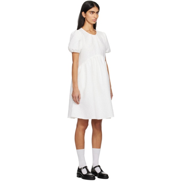  Dunst White Volume Midi Dress 241965F054000