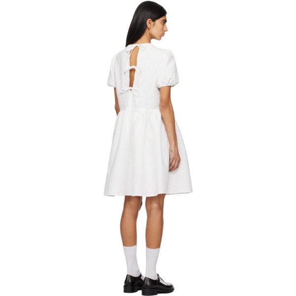  Dunst White Volume Midi Dress 241965F054000