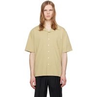 Dunst Khaki Open Collared Shirt 241965M192010