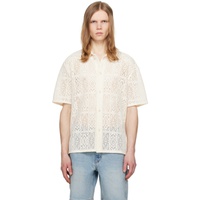 Dunst 오프화이트 Off-White Button Shirt 241965M192006