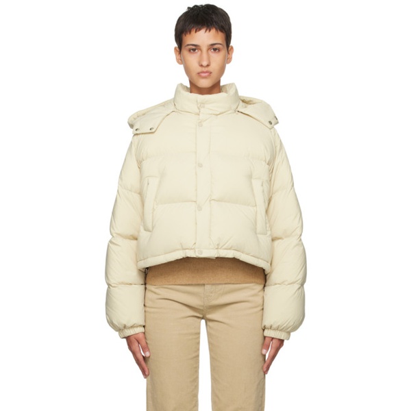  Dunst 오프화이트 Off-White Cropped Down Jacket 232965F061000
