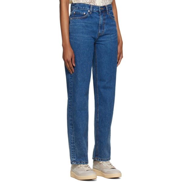  Dunst Blue Semi Low-Rise Jeans 231965F069009