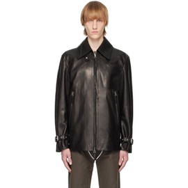 ECCO.kollektive Black Kostas Murkudis 에디트 Edition Leather Jacket 231953M181005