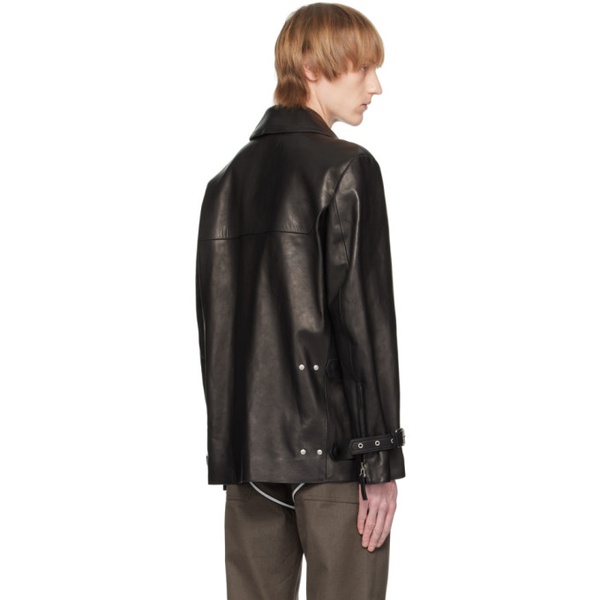  ECCO.kollektive Black Kostas Murkudis 에디트 Edition Leather Jacket 231953M181005