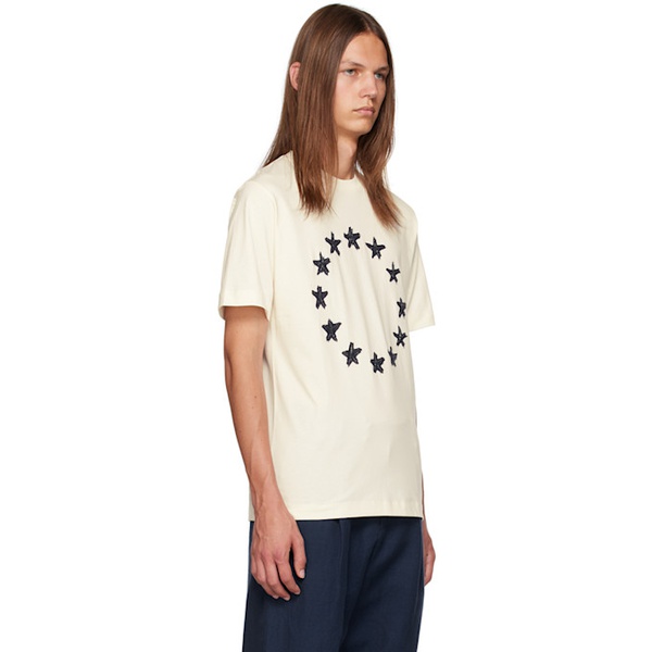  EEtudes 오프화이트 Off-White Wonder Painted Stars T-Shirt 232647M213028