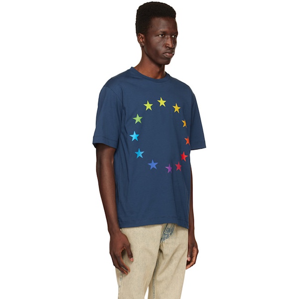  EEtudes Blue Wonder Europa T-Shirt 231647M213052