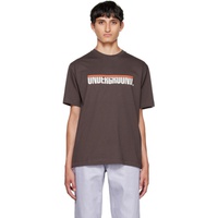 EEtudes Brown Wonder Underground T-Shirt 222647M213006