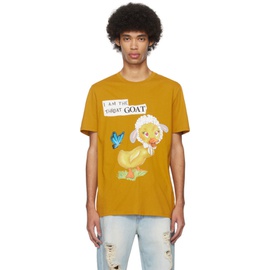 에곤랩 EGONlab Yellow Goat T-Shirt 241830M213008