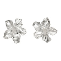 ELHANATI Silver Conie Vallese 에디트 Edition Jardin Big Flower Clip-On Earrings 241656F009000