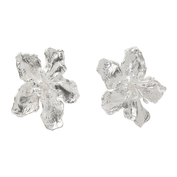  ELHANATI Silver Conie Vallese 에디트 Edition Jardin Big Flower Clip-On Earrings 241656F009000