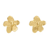 ELHANATI Gold Conie Vallese 에디트 Edition Small Golden Flower Earrings 242656F009000
