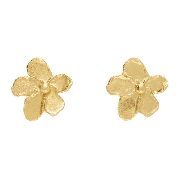  ELHANATI Gold Conie Vallese 에디트 Edition Small Golden Flower Earrings 242656F009000