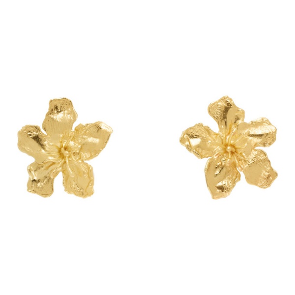  ELHANATI Gold Conie Vallese 에디트 Edition Big Golden Flower Clip Earrings 242656F009001