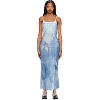 엘리스 ELLISS Blue Handy Jean Maxi Dress 231752F055002