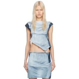 엘리스 ELLISS SSENSE Exclusive Blue Serenity Tank Top 241752F111007