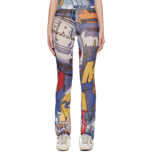  ERL Multicolor Printed Trousers 232260F087001