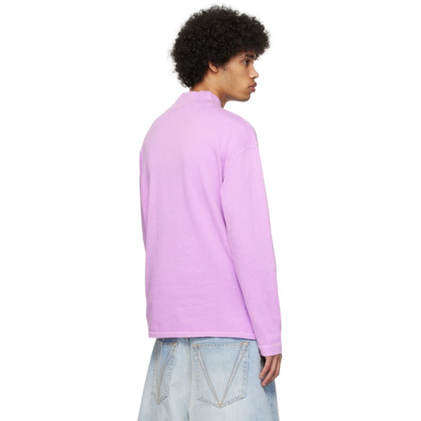  ERL Purple Surf Long Sleeve T-Shirt 241260M213024