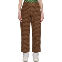 ERL Brown Padded Trousers 222260F069000