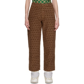 ERL Brown Padded Trousers 222260F069000