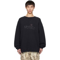 ERL Black Venice Sweatshirt 231260M204021