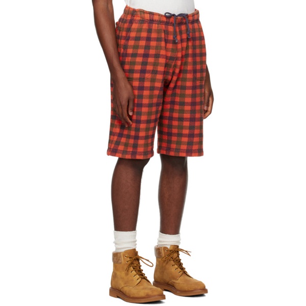  ERL Red Check Shorts 232260M193001