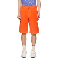 ERL Orange Three-Pocket Shorts 231260M193040
