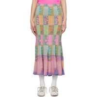 ERL Multicolor Printed Maxi Skirt 232260F093000